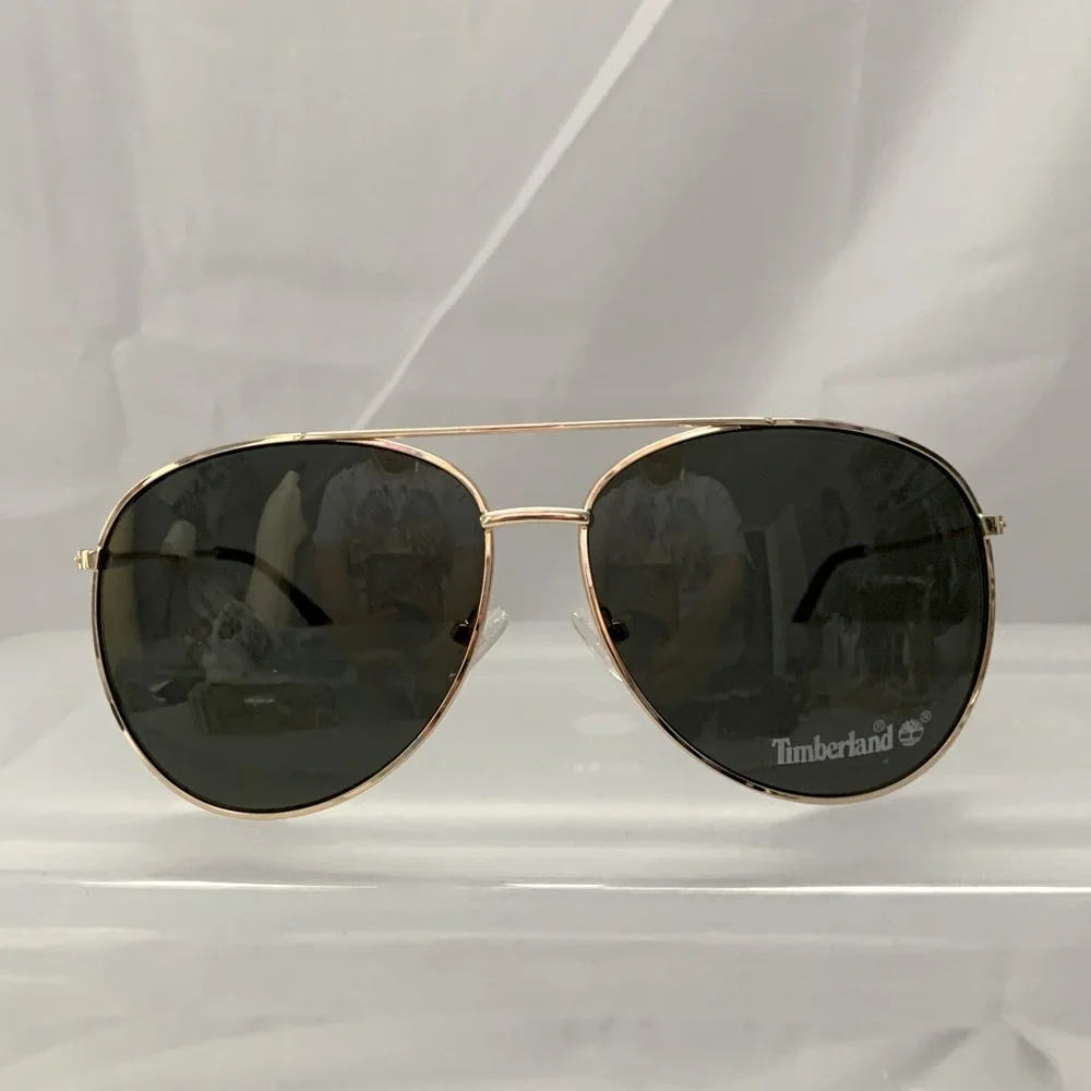 NWT Timberland Gold Framed Aviator Sunglasses